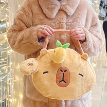 Load image into Gallery viewer, Capybara Plush Tote
